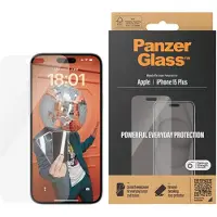 PanzerGlass | Classic-Fit - Skjermbeskyttelse for mobiltelefon - Krystallklar | Apple iPhone 15 Plus