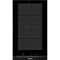 Siemens iQ700 EX375FXB1E - Induksjonskomfyrtopp - 2 plater - Nisje - bredde: 27 cm - dybde: 49 cm - med sidepynt av rustfritt stål, - med fasettert...