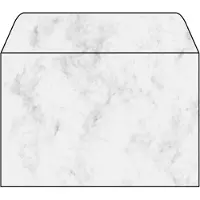 Sigel DU009, C6 (114 x 162 mm), Grå, Papir, 90 g/m², 25 stykker