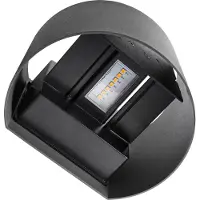 Nordlux Utendørs LED-vegglampe Milda, antrasitt, opp/ned, aluminium