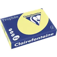 Clairefontaine Trophée A4, Kopiering, A4 (210x297 mm), 80 g/m², Gult, FSC