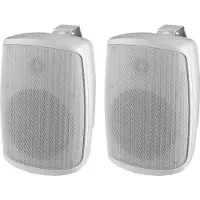 Monacor WALL-06T/WS Pair of 2-way PA speaker systems, white