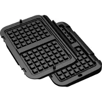 Tefal XA730810 - Vaffelplatesett - for grill - svart