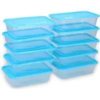 24hShop Matbokser Plast - 10-pk