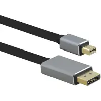 Helos tilkoblingskabel, mini DisplayPort St./DP St., PREMIUM 8K, 3,0 m, svart