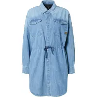 G-Star Relaxed Drawcord Denim Kjole Med Lange Ermer
