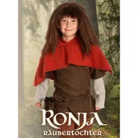 Mask World Ronja Røverdatter Børnekostume (Str. 134-140)