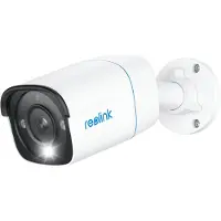 Reolink P330 - Nettverksovervåkingskamera - kule - innendørs, utendørs - værbestandig - farge (Dag og natt) - 8 MP - 3840 x 2160 - 4K - lyd - LAN - H.265 - DC 12 - 48 V / PoE