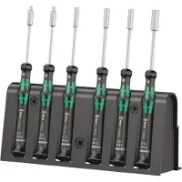 Wera 2069/6 Elektroniker-Schraubendrehersatz + Rack