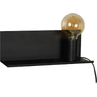 Lucide Praktisk Sebo vegglampe i svart metall