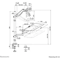 NeoMounts Ds90-325bl1 Tv-feste