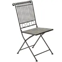 EDM Metallstol Med Mosaikk 90x39 Cm