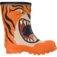 Viking Gummistøvler - Jolly - Oransje/Multi m. Tiger - - 26 - Gummistøvler