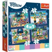 Trefl Puzzle - Frozen - Journey into the unknown (4in1) 2D Puslespill