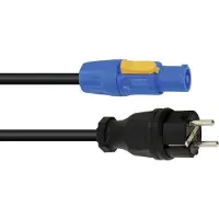 PSSO POWERCON strømkabel, 5,0m H07RN-F 3G1,5