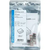 Smartkeeper CSK-PC01P, Portblokker, USB Type-A, Rød, Rustfritt stål, Plast, 10 stykker, Polybag
