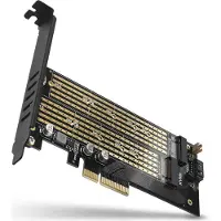 Axagon PCEM2-D - Lagringskontroller - M.2 NVMe-kort / SATA 6 Gbit/s - PCIe 3.0 x4