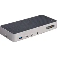 StarTech.com Startech USB-C Triple Monitor Docking Station - HDMI/DP Triple 4k USB-C Dock - 5x USB Hub - GbE - 100W PD - Universal Multi Monitor Docking Station - Thunderbolt 3/4 Compatible (116E-USBC-DOCK) - Dok