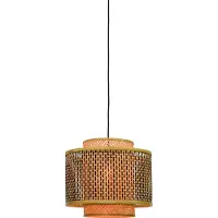 Good&Mojo Bhutan hengelampe i bambus, Ø 40 cm