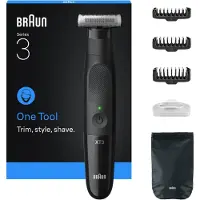 Braun XT3100, Sort, 1 mm, 3 mm, 1 mm, Universell, Rustfritt stål