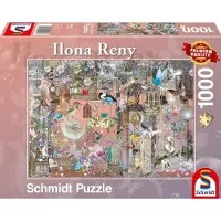 Schmidt Puzzle - Pink beauty (1000 pieces) 2D Puslespill