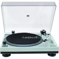 Omnitronic BD-1350, Beltedrevet DJ-platespiller, 33 1/3,45 RPM, -10 - 10%, 0,24%, Manuell, 50 dB