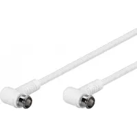 Pro Angled SAT antenna cable (80 dB) 2x shielded 3.5m