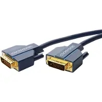ClickTronic 3m DVI-D Connection, 3 m, DVI-D, DVI-D, Blå, Gull, 7,92 Gbit/s