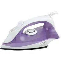 Adler AD 5019, Dampstrykejern, 10 g/min, Fiolett, Hvit, 0,1 l, 1600 W, 875 g