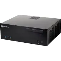 Silverstone Grandia GD04 - Kabinett - Desktop - Svart