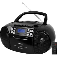 Sencor SPT 3907 B, Digitalt, FM, 87,5 - 108 MHz, Spiller, CD-R, CD-RW, Tilfeldig, Repeter