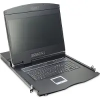 Digitus Professional DS-72211-3GE - KVM-konsoll med KVM-svitsj - 16 porter - Tysk - 19 - kan monteres i rack - 1366 x 768 @ 60 Hz - 1000:1 - svart, RAL 9005 - 1U