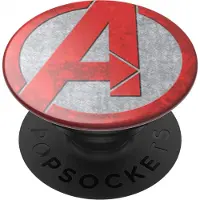 PopSockets PopGrip, Mobiltelefon/smarttelefon, Plate / UMPC, Passiv holder, Hånd, Rød, Hvit