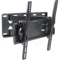 Art AR-86 - Brakett - justerbar arm - for LCD-TV - metall - svart - skjermstørrelse: 32-63 - veggmonterbar