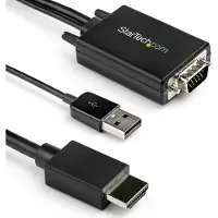 StarTech.com Vga Til Hdmi (66 Fot) Adapter 2 M