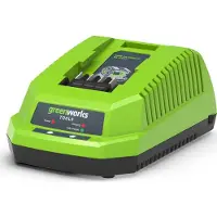 Greenworks 2932507, Batterilader, , Grønn, AC, 220 - 240 V, Lithium-Ion (Li-Ion)