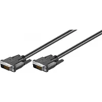 Goobay - DVI-kabel - dobbeltlenke - DVI-D (hann) til DVI-D (hann) - 2 m