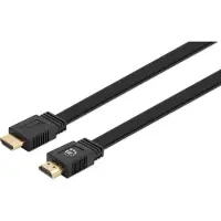 Manhattan 902238131 Hdmi-kabel Med Adapter Hdmi 2.1 Kabel 10 M