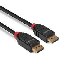 Lindy - DisplayPort-Kabel - DisplayPort (M) toDisplayPort (M) - DisplayPort 1,4 - 7,5m - rund, aktiv, Supports 8K 60 Hz (7680 x 4320), Supports 4K 144 Hz (4096 x 2160) - Black (41168)