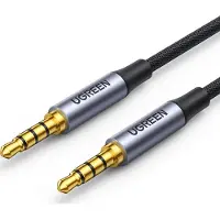 UGREEN AV183 20785-kabel, 3,5 mm minijack / 3,5 mm minijack, 3 m – grå