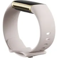 Fitbit Infinity Band Large - Lunar White - komfortabelt armbånd for en aktiv livsstil