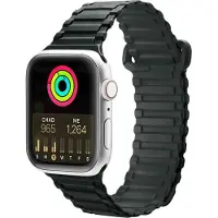 DUX Armor Strap for Apple Watch Ultra, SE, 1-9 (49, 45, 44, 42 mm) silikon, magnetisk, grønn
