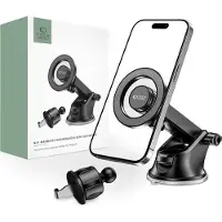 Tech-Protect N51 Car Phone Holder with MagSafe for Cockpit / Air Vent - Black