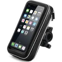 Wozinsky WBHBK7 mobilholder til sykkel, motorsykkel og sparkesykkel, svart