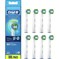 Oral-B PRO Precision Clean 8-pakning / Tannbørstehoder / Erstatningsbørster til elektrisk tannbørste