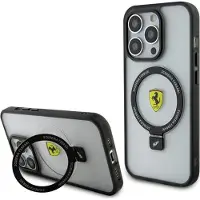 Ferrari FEHMP15LUSCAH iPhone 15 Pro 6.1" Clear Hardcase with Ring Stand MagSafe 2023 Collection