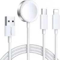 JOYROOM Apple Watch Magnetic Charger S-IW008 Lightning + USB-C 5V 1.2m (White)