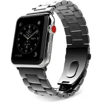 TechProtection armbånd rustfritt for Apple Watch 4/5/6/7/8/9/SE/Ultra 1/2 (42/44/45/49 mm) - Svart