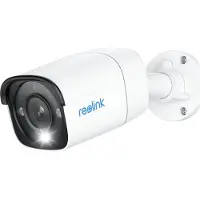 Reolink P340 - Nettverksovervåkingskamera - kule - utendørs - værbestandig - farge (Dag og natt) - 12 MP - 4512 x 2512 - lyd - LAN 10/100 - H.265 - DC 12 V / 48 V / PoE