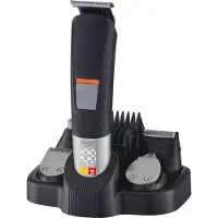 Adler 5-i-1-barbermaskin og hårtrimmer med justerbar hastighet og LED-display